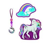 Step by Step - Motiv-Buttons Magic Mags Schleich Bayala-Rainbow Unicorn Multicolor