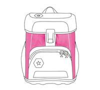Step by Step - Neon Pull-Over für das Schulranzenmodell CLOUD, Pink