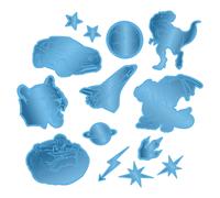 Step by Step Reflektierendes Sticker-Set "Blau" Blau