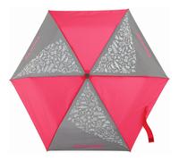 Step by Step Regenschirm, Neon Pink, Doppler für Kinder, mit Neon Fabric und reflektierendem Print, inkl. Tasche und Handschlaufe, für die 1. bis 4. Klasse