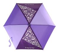 Step by Step Regenschirm Purple, lila, Magic Rain Effect, Doppler für Kinder, inkl. Farbwechsel, Tasche und Handschlaufe, für die 1. bis 4. Klasse