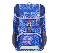Step by Step Rucksack-Set Kid „Butterfly Maja“, mit Sitzkissen, ergonomischer Mini-Ranzen mit höhenverstellbarem Brustgurt, für Kindergarten, Vorschule und Freizeit, 13 l, blau-lila