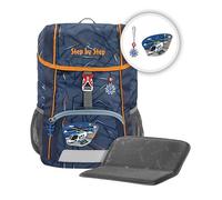 Step by Step Rucksack-Set Kid, mit Sitzkissen, ergonomischer Mini-Ranzen mit abnehmbarem Brustgurt, für Kindergarten, Vorschule und Freizeit, 13 l
