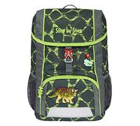 Step by Step Rucksack-Set Kid, mit Sitzkissen, ergonomischer Mini-Ranzen mit abnehmbarem Brustgurt, für Kindergarten, Vorschule und Freizeit, 13 l