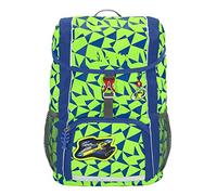 Step by Step Rucksack-Set Kid NEON, Star Catcher, grün-blau, mit Sitzkissen, ergonomischer Mini-Ranzen mit höhenverstellbarem Brustgurt, für Kindergarten, Vorschule und Freizeit, 13L