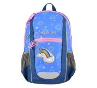 Step by Step Rucksack-Set KIGA Maxi „Rainbow Lui“, mit separaten Innenfach, ergonomischer Rucksack mit höhenverstellbarem Brustgurt, für Kita, Kindergarten & Freizeit, ab 3 Jahren, 10 l, lila-blau