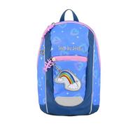 Step by Step Rucksack-Set KIGA MINI „Rainbow Lui“, lila-blau, ergonomischer Rucksack mit höhenverstellbaren Brustgurt für die Kleinsten, für Kindergarten & Kita, ab 12 M+, für Mädchen 6l