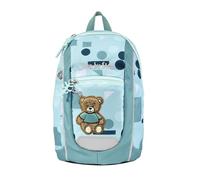 Step by Step Rucksack-Set KIGA MINI „Teddy Carlo“, blau, ergonomischer Rucksack mit höhenverstellbaren Brustgurt für die Kleinsten, für Kindergarten, Kinderkrippe & Kita, ab 12 M+, Kleinkinder, 6l