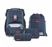 Step by Step Schulranzen Basis Set 4-teilig Blue Lines