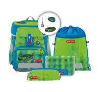 Step by Step Schulranzen-Set Space Neon Race Car Chuck 5-tlg. - Special Edition