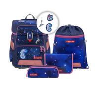 Step by Step Schulranzen-Set SPACE Reflect Star Seahorse Zoe 5-teilig