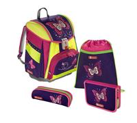 Step by Step Schulranzen-Set TOUCH 2 DIN Shiny Butterfly 4-teilig