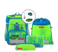 Step by Step Space NEON Schulranzen-Set 5 tlg. (Race Car Chuck)