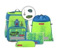 Step by Step SPACE NEON Schulranzen-Set "Race Car Chuck“, 5-teilig