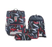 Step by Step SPACE Schulranzen-Set Sports Car Mick, 5-tlg., grau-rot