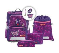 Step by Step SPACE SHINE Schulranzen-Set "Butterfly Night Ina", 5-teilig