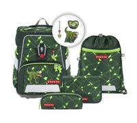 Step by Step SPACE SHINE Schulranzen-Set "Dino Night Tyro", 5-teilig