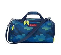 Step by Step Sporttasche Fire Engine Brandon, mit Nasswäschefach, Abnehmbarer Tragegurt, Verstellbarer Schultergurt, ab der 1. Klasse, 13L, blau