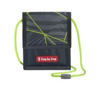 Step by Step - Step by Step Brustbeutel 13,5 x 11 x 1,5 cm (B x H x T) PET, 100 % recycelt grün/schwarz Dark Cat Chiko grün/schwarz