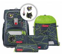 Step by Step - Step by Step Dark Cat Chiko Giant Schulrucksack 5-tlg. Schwarz