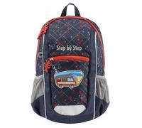Step by Step Rucksack-Set KIGA Maxi „Fire Truck Finn“, Separates Innenfach, ergonomischer Rucksack mit höhenverstellbarem Brustgurt, für Kita, Kindergarten und Freizeit, ab 3 Jahren, 10 l, rot