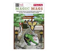 Step by Step - Step by Step Ranzen Accessoire Magic Mags Magnet Kunststoff mehrfarbig Ninja Kimo mehrfarbig