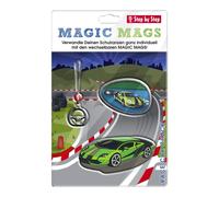 Step by Step - Step by Step Ranzen Accessoire Magic Mags Magnet Kunststoff mehrfarbig Race Car Chuck mehrfarbig