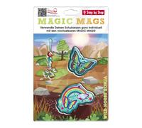 Step by Step Magic MAGS Rainbow Ria, 3-teilig, 2 Magnet-Applikationen und 1 Anhänger, als Ergänzung für den Schulranzen oder Vorschulrucksack