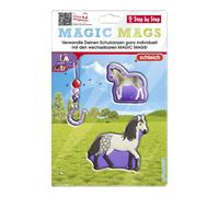 Step by Step - Step by Step Ranzen Accessoire MAGIC MAGS schleich® Magnet Kunststoff mehrfarbig Andalusier mehrfarbig