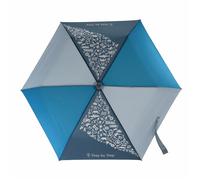 Step by Step Regenschirm Blue, türkis-blau, Magic Rain Effect, Doppler für Kinder, inkl. Farbwechsel, Tasche und Handschlaufe, für die 1. bis 4. Klasse