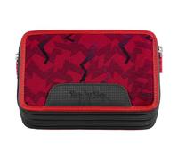 Step by Step XXL-Mäppchen „Monster Truck Rocky“, 43-teilig, rot, mit Schreibutensilien vorbestückt, für Jungen ab der 1. Klasse, Ordnung im Schulranzen, passend zum Schulranzen