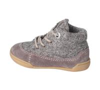 RICOSTA Unisex Stiefel Step, Baby und Kleinkinder Lauflernschuhe, Weite: Mittel, lose Einlage, Barfuß-Schuh, schnürschuhe, Meteor/grau (460), 18 EU