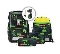 Step Schulranzen-Set GIANT Schulranzen-Set Black Cat Chiko, 5-teilig