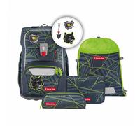 StepbyStep GIANT DARK CAT CHIKO Schulrucksack-Set