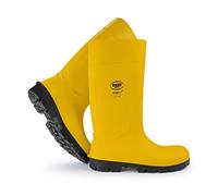 Steplite Easygrip S5 Fischerei Sicherheitsstiefel für Herren und Damen mit Stahlkappe und Stahlsohle, rutschfest, Arbeitsstiefel Industrie, federleicht, isolierend bis - 20 Grad, gelb, EU 43
