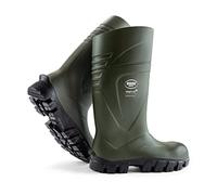 Steplite XCI S5 Robuste Sicherheitsstiefel für Herren und Damen, Sicherheitskappe und Sicherheitssohle, metallfrei, Arbeitsstiefel zum Angeln, leicht, rutschfest, Winterstiefel isolierend, grün, EU 45