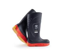 StepliteX S5 StormGrip Arbeitsstiefel für Herren und Damen, Sicherheitsstiefel mit Stahlkappe und Stahlsohle, Isolierend bis -40 Grad, Steplite X StormGrip, blau-orange, EU 48