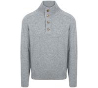 Steppin' Out Mocker Pullover Lammwolle Grau - Größe L Grau L