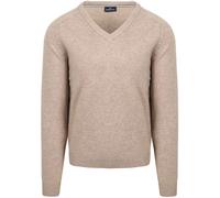 Steppin' Out Pullover V-Ausschnitt Lammwolle Beige - Größe XXL Beige XXL