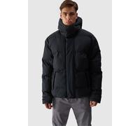 Steppjacke 4F, Herren, Gr. XL, schwarz, Steppware, Obermaterial: 100% Polyester. Futter: 100% Polyester. Wattierung: 100% Polyester, unifarben, eingesetzt,weit eingefasste Kante mit Klettverschlüssen,
