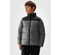 Steppjacke 4F, Jungen, Gr. 152, grau, Steppware, Obermaterial: 100% Polyamid. Futter: 100% Polyester. Wattierung: 100% Polyester, colorblocking, Jacken Steppjacke (68821907-152) grau