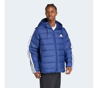 Steppjacke ADIDAS SPORTSWEAR "ESSENTIALS CLIMAWARM 3-STREIFEN SYNTHETIC DOWN", Herren, Gr. L, blau (dunkelblau), Obermaterial: 100% Polyester, Jacken Steppjacke (38501059-L) dunkelblau