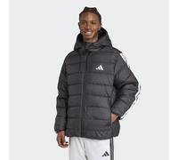 Adidas Herrenjacke Essentials CLIMAWARM JM8355 3-Streifen Synthetik mit Kapuze Schwarz XL
