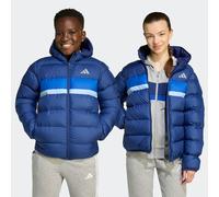 Steppjacke ADIDAS SPORTSWEAR "KUNSTDAUNEN KINDER", Jungen, Gr. 176, blau (dunkelblau, royal blau, glow blau), Obermaterial: 100% Polyester. Wattierung: 100% Polyester, Jacken Steppjacke (59481732-176)