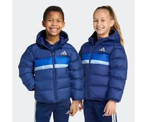 Steppjacke ADIDAS SPORTSWEAR "Steppjacke KINDER", Jungen, Gr. 128, dunkelblau, royal blau, glow blau, Obermaterial: 100% Polyester. Wattierung: 100% Polyester, Jacken Steppjacke (77696712-128) dunkelb