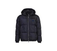 Armani Exchange Men's Icon Project Logo Embossed Patch Shiny Nylon Down Vest Deep Navy L, Dunkles Marineblau, L