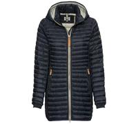 Camel Active Damen Steppjacke aus recyceltem Polyamid Dunkelblau Größe 42
