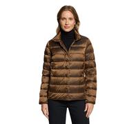 Steppjacke BETTY BARCLAY, Damen, Gr. 40, braun (rain drum), Web, Obermaterial: 100% Polyamid, unifarben, normal hüftbedeckend, Rundhals, elastischer Bund, Jacken Steppjacke, mit Stehkragen (46513123-4