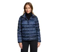 Steppjacke BETTY BARCLAY, Damen, Gr. 42, blau (marineblaus), Web, Obermaterial: 100% Polyamid, unifarben, normal hüftbedeckend, Rundhals, elastischer Bund, Jacken Steppjacke, mit Stehkragen (90265019-