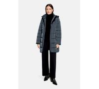 Steppjacke BETTY BARCLAY "Damen mit abnehmbarer Kapuze", Damen, Gr. 42, grau, Obermaterial: 100% Polyamid. Besatz: 100% Polyamid. Futter: 100% Polyester. Füllung: 100% Polyester, figurumspielend, Jack